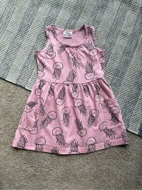 Hanna Andersson Pink Jellyfish Tank Dress Kids.